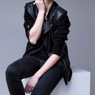 Vêtements en cuir